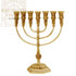 Aluminum 7 Branch Temple Menorah 42 CM